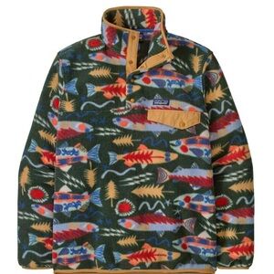 Patagonia Fleece Pullover Salmon Energy